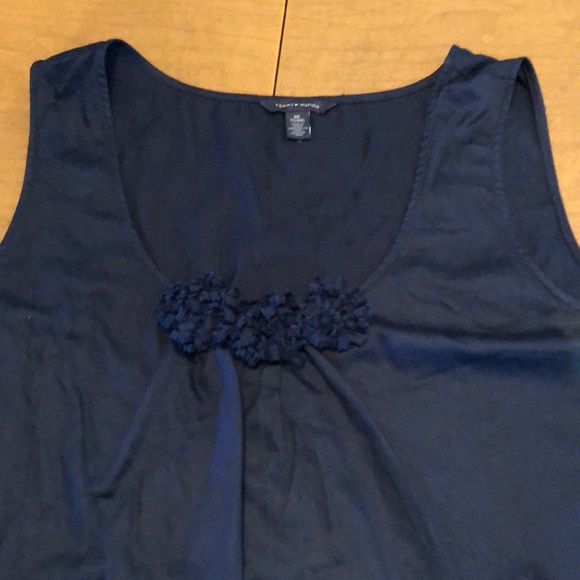 Tommy Hilfiger Tops - TOMMY HILFIGER Sleeveless Top Blouse Navy Blue XXL